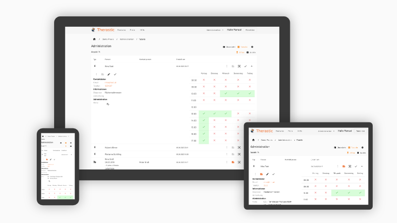 Therastic - Responsive Design
